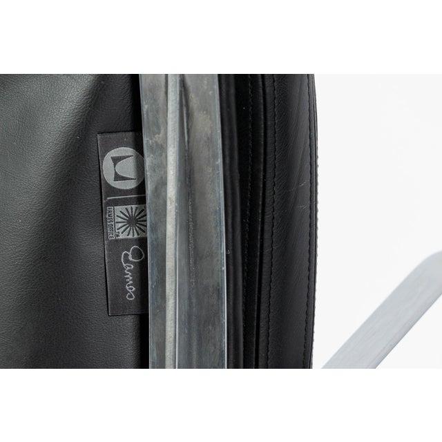 Eames for Herman Miller Black Leather Desk Chair Soft Pad 2000s For Sale - Image 12 of 12