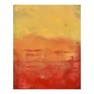 Contemporary Abstract Oil on Canvas Painting "Conference of the Birds 68" by Yari Ostovany