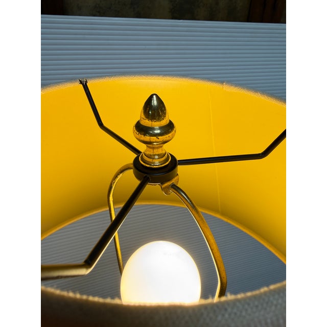 Metal In the Style of Stiffel Table Lamp For Sale - Image 7 of 12