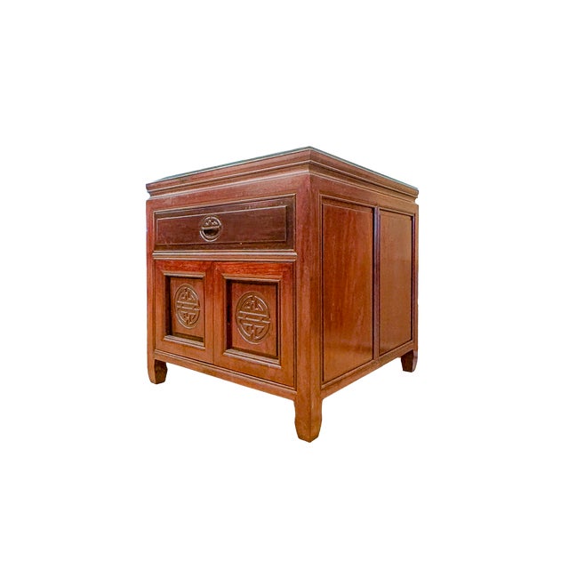 Vintage Ming Style Rosewood End Table For Sale - Image 4 of 9