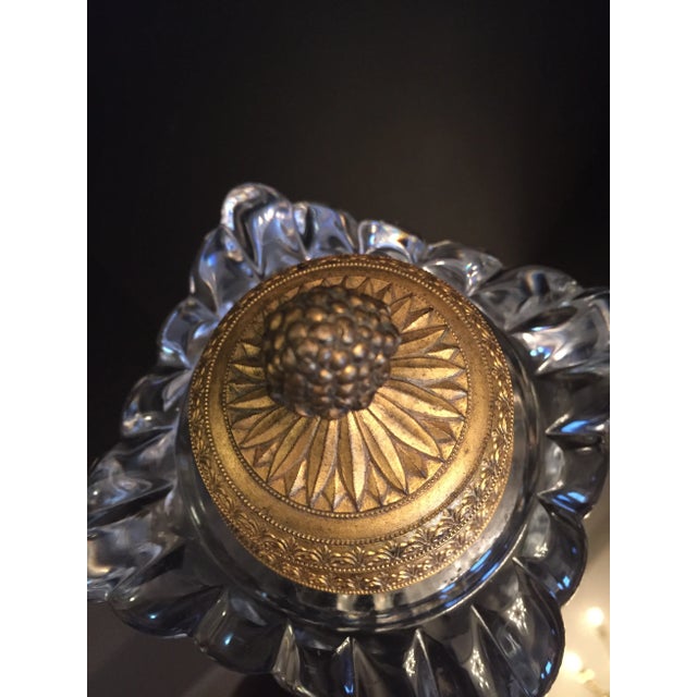 19th Century Baccarat Crystal XL Size Inkwell Ink Well For Sale In New York - Image 6 of 12