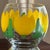 Glass Mid-20th Century Tulip Low Ball Cocktail Glasses — Set of 5 For Sale - Image 7 of 14