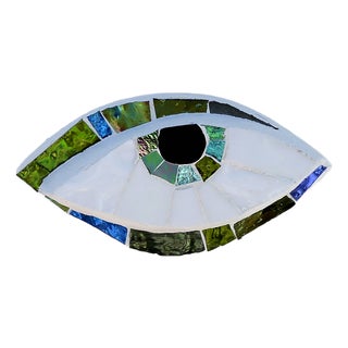 Anti Evil Eye Mosaic #34 Wall Sculpture by Ruth Minola Scheibler For Sale