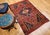 Vintage Persian Malayer Area Rug, Hand-Knotted Wool, Geometric Tribal Pattern, 4x6, Red & Blue For Sale - Image 4 of 16