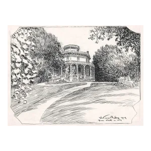 1929 Whitman Bailey Stamford Connecticut Architectural Drawing