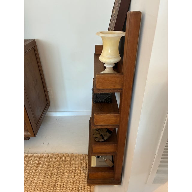 Vintage Wooden Bookshelf, Francem 1940s For Sale - Image 14 of 18
