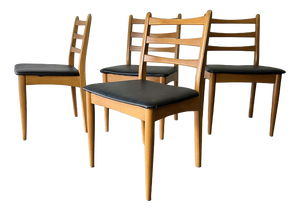 Mid-Century Dining Chairs from Schreiber Furniture, Set of 4