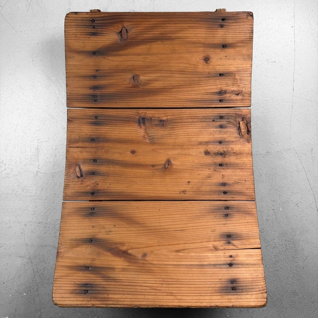 1930s Japanese Wabi-Sabi Wooden Sugi Plateau, 1930s For Sale - Image 5 of 13