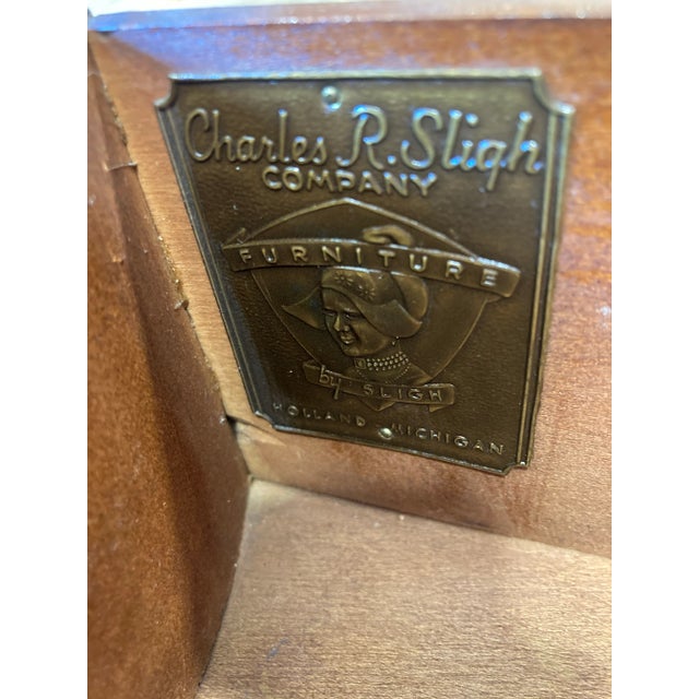 1930's Sligh Furniture Mahogany 4-Drawer Nightstand For Sale - Image 9 of 11