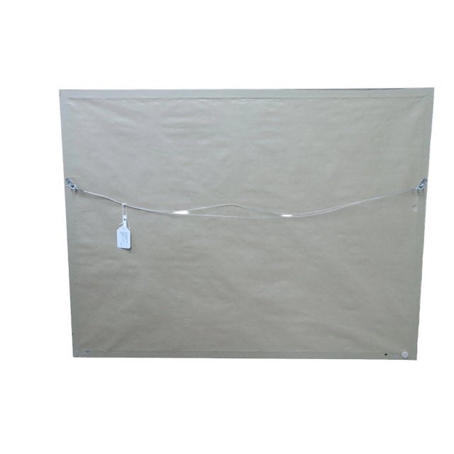 Blue Original Tom Hoffmann Watercolor on Paper of Snowfield View, 2015 For Sale - Image 8 of 8