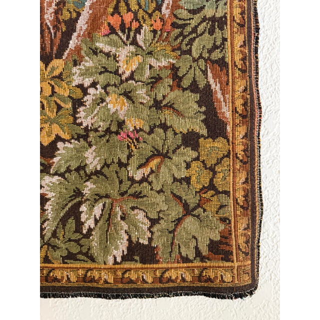Mid 20th Century French Verdure Tapestry, Mid-20th C Reproduction For Sale - Image 5 of 12