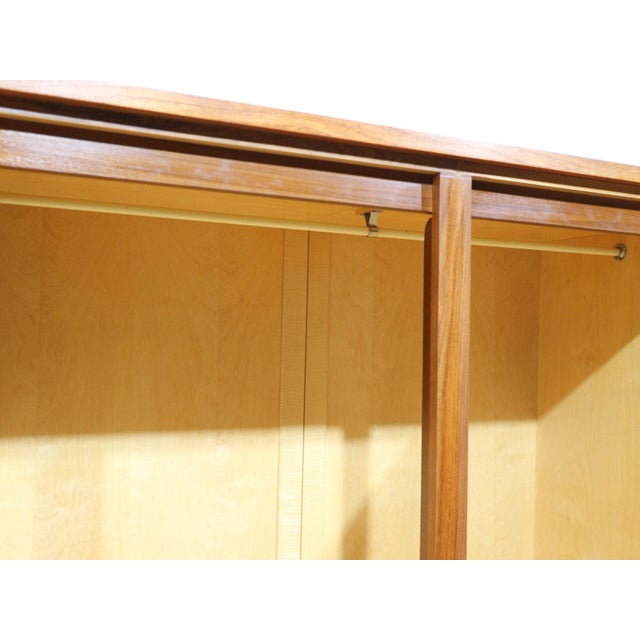 Mid Century Modern Vintage Teak Armoire Wardrobe by White and Newton Danish Style For Sale - Image 11 of 13