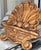 Wood Made in Italy Vintage Grotto Shell Motif Carved Easel For Sale - Image 7 of 16