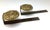 Vintage Pair Brass Medallion Curtain Tie Backs. The medallion on these are 3 inches in diameter. The bracket is 7 inches...