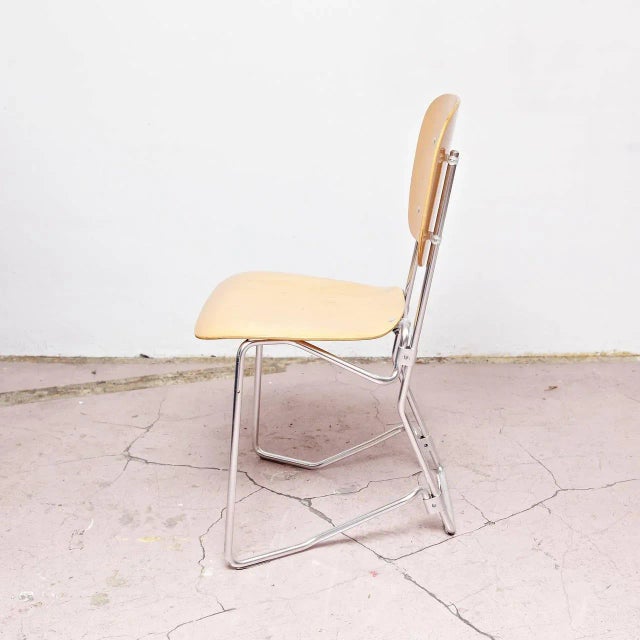 Side Chair by Armin Wirth for Aluflex, 1950s For Sale - Image 4 of 10