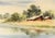 "Shenandoah Valley" - Rural California Landscape in Watercolor on Paper Idyllic country landscape by California artist...