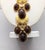 1970s Vintage Signed Les Bernard Cabochon Faux-Brown Agates Pendant Necklace For Sale - Image 5 of 11