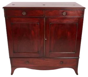 Antique Mahogany Gentleman’s Wardrobe