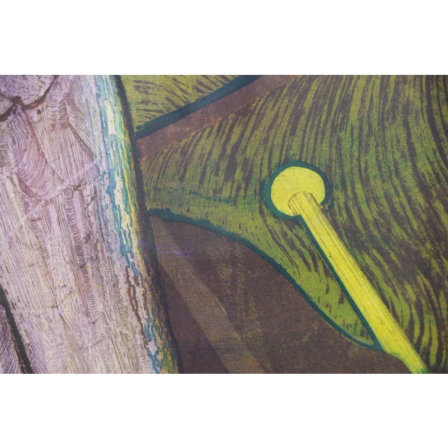 Roland Petersen (California / Denmark) Original Abstract Etching W/ Aquatint C.1970s For Sale - Image 9 of 12