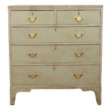 English Painted Chest of Drawers, 1780 For Sale