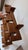 Burnt Umber Vintage Mid-Century Teak Wine Glass Rack – Wall Mounted 12-Stemware Holder For Sale - Image 8 of 11