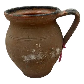 Antique Hungarian Folk Art Pottery For Sale