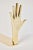 Large Carl Auböck Model #4219 'Hands' Brass Bookends - a Pair For Sale In Los Angeles - Image 6 of 13