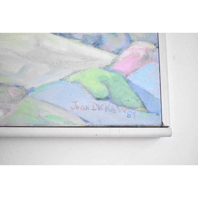 Vintage Jean Dickow Oil Landscape Painting "Early Spring" For Sale In San Francisco - Image 6 of 10