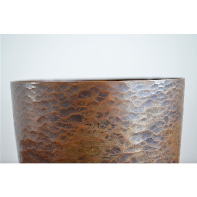 Bauhaus Copper Vase by Albert Gustav Bunge, 1930s For Sale - Image 6 of 7