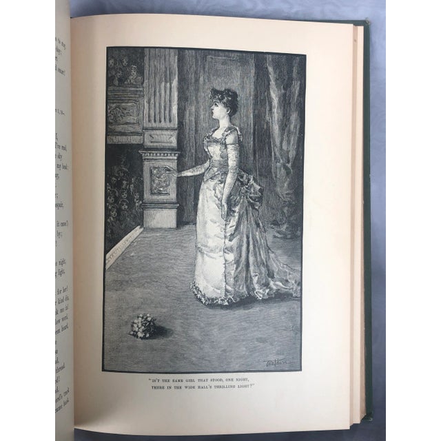 Army Green Antique Decorative Coffee Table Book For Sale - Image 8 of 13