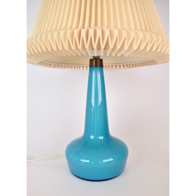 Turquoise Mid 20th Century Mid Century Modern Le Klint Table Light For Sale - Image 8 of 13