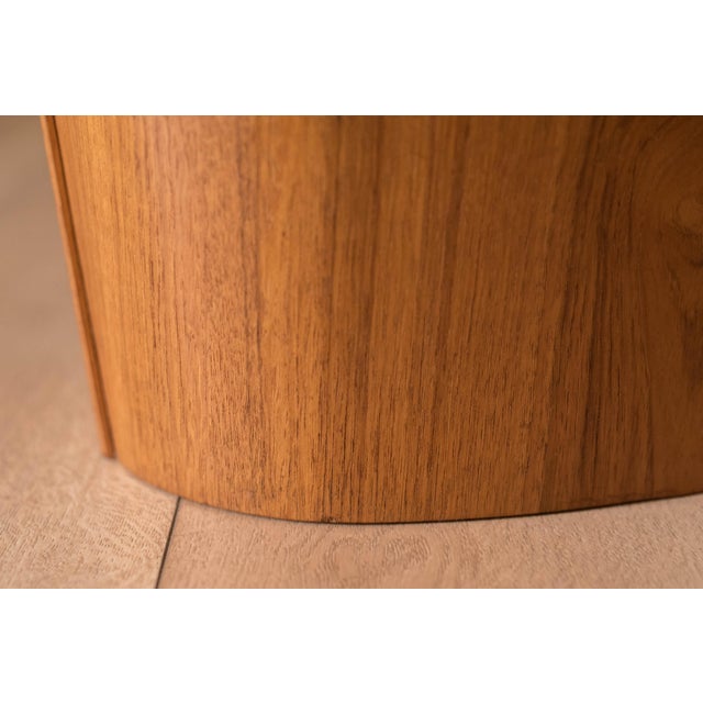 Mid Century Modern Teak Waste Basket by Beni Mobler For Sale - Image 9 of 11