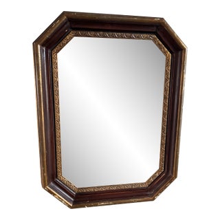 Vintage Italian Octagonal Wall Mirror by Ethan Allen For Sale