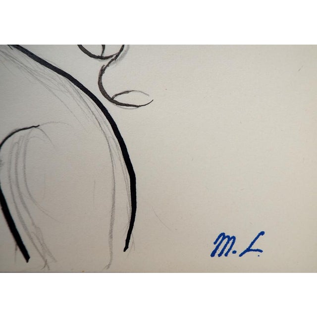 Marie Laurencin, Seated Dog, Ink Drawing For Sale - Image 3 of 5