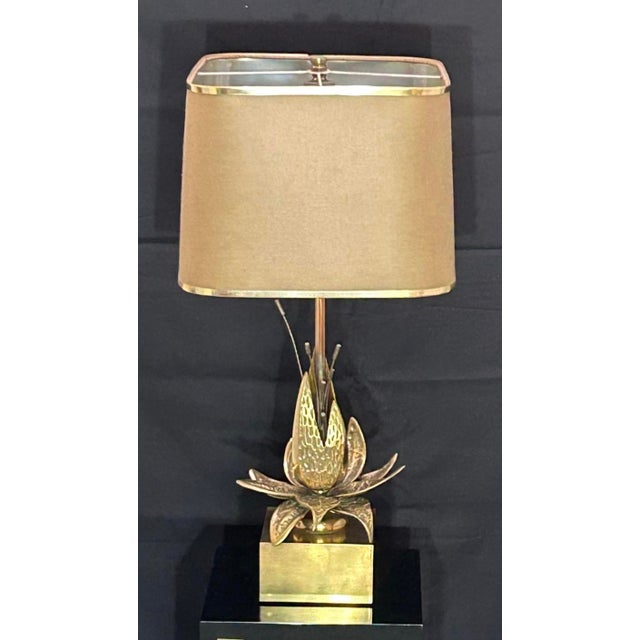 Beautiful bronze and brass lamp by Form Luminaires, a manufacturer of bronze lamps. This model is the "Amandine Lamp."...