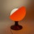 Italian Space Age Table Light in Orange Abs and Opaline Glass, 1970s For Sale - Image 6 of 15
