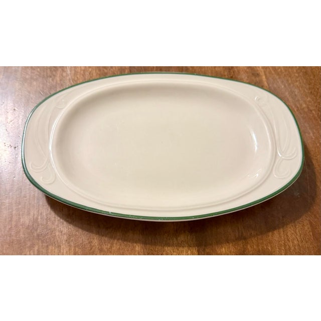 Homer Laughlin Lyrica Platter For Sale - Image 6 of 12