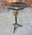 Metal Vintage Neoclassical Marble Top Ram's Head Tripod Table by Turtle and Crane - Hollywood Regency Style For Sale - Image 7 of 11