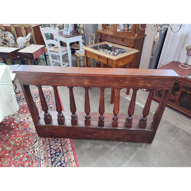 Wood Antique Wooden Balustrade, 1890s For Sale - Image 7 of 11