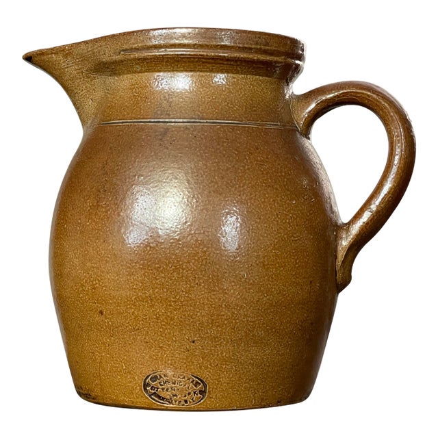 Late 19th Century Charles Graham Chemical Pottery Works Pitcher For Sale