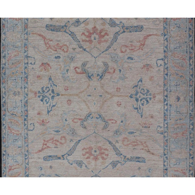 Hand Knotted Oushak Rug by Keivan Woven Arts 4'11 X 6'10 For Sale - Image 4 of 12