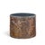 Bronze Adrian Pearsall for Craft Associates Mid Century 24-Inch Brutalist Drum Side End Tables For Sale - Image 8 of 11