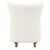 Wood Ingel White Wingback Armchair For Sale - Image 7 of 10