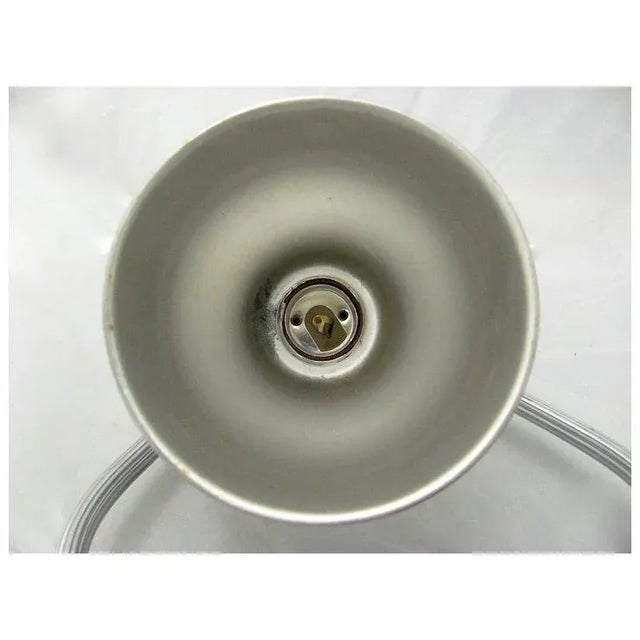 Chrome Harp Chrome Table Lamp For Sale - Image 8 of 11