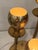 Mid-Century Modern Vintage 3-Tiered Mid-Century Modern Sputnik Brass Table Lamp For Sale - Image 3 of 12
