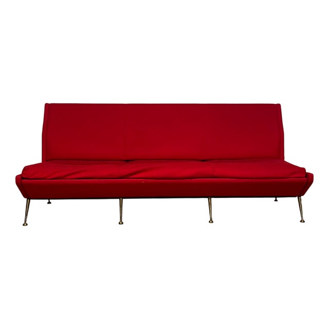 Italian Fabric Sofa, 1960s For Sale