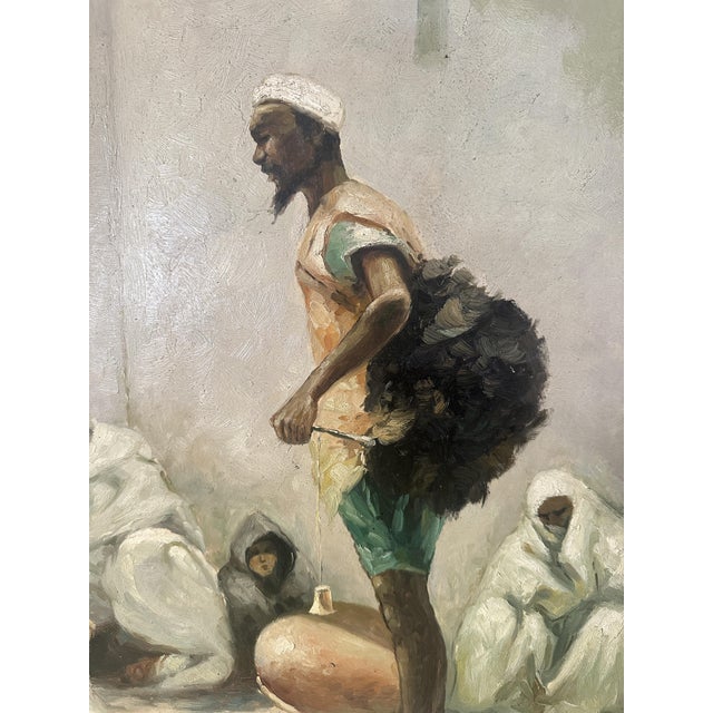Goran Latif, The Water Seller, 1970s, Oil on Canvas For Sale - Image 12 of 15