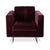 Embrace Armchair in Fabric, Chrome, Velour and Velvet in Purple, Violet and Aubergine with Manual Function by Brühl For Sale - Image 16 of 17