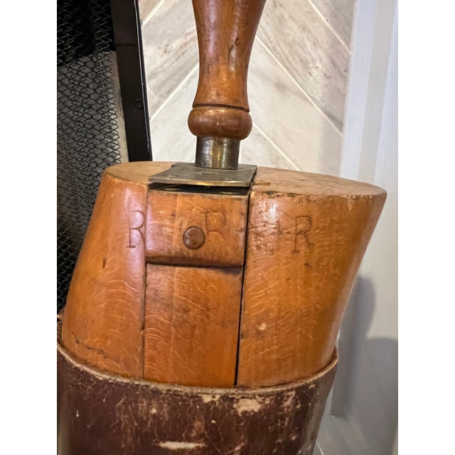 Antique Equestrian Riding Boots With Stretchers Movie Props For Sale In Jacksonville, FL - Image 6 of 13