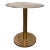 Modern Marble and Brass Counter Height Bar Table For Sale